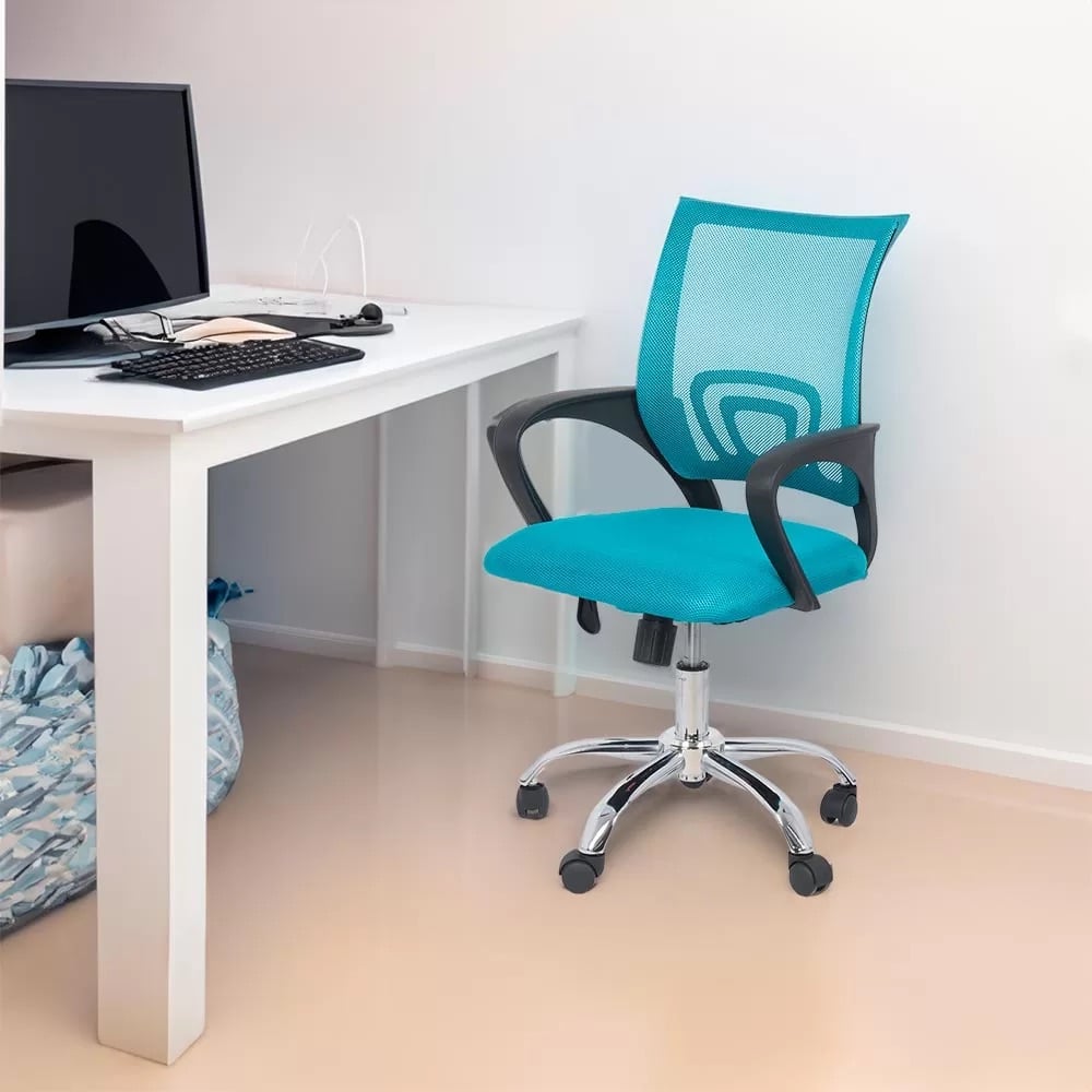 Scaun de birou ieftin și comod Office 619 Turcoaz